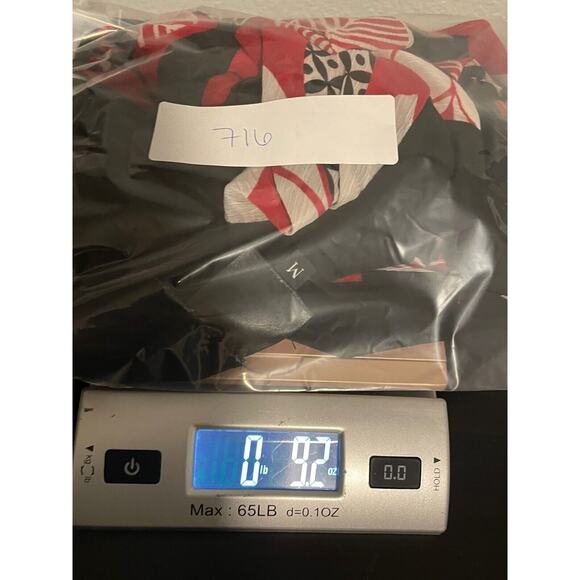 Vintage Womens Dress Medium Red Abstract Babydoll Semi Sheer Whimsigoth Y2K READ - Picture 8 of 8